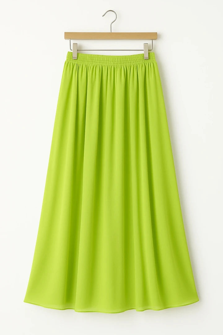 Lemon chiffon skirt