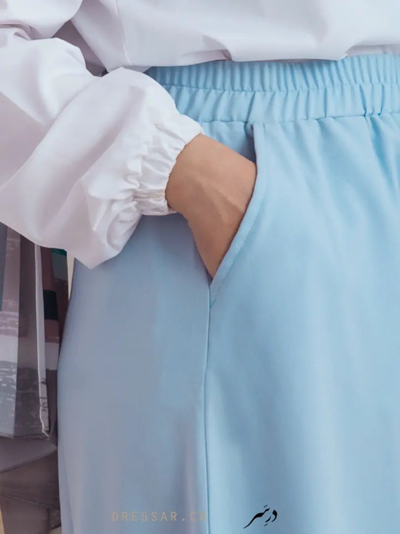 Baby Blue pocket Skirt