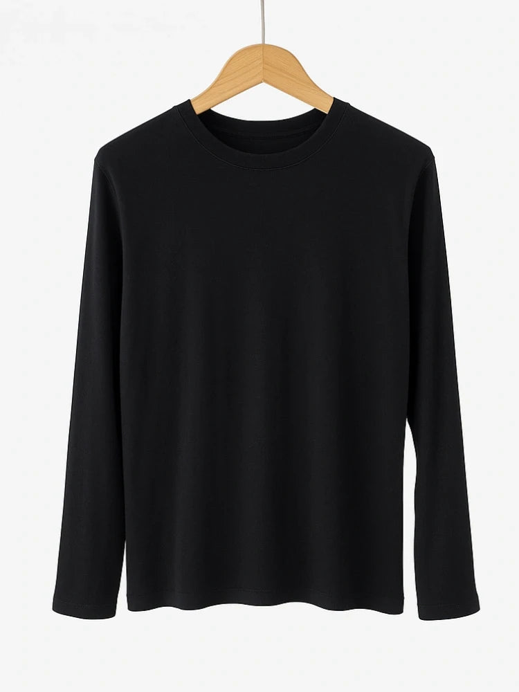 Black Undershirt with Sleeves
