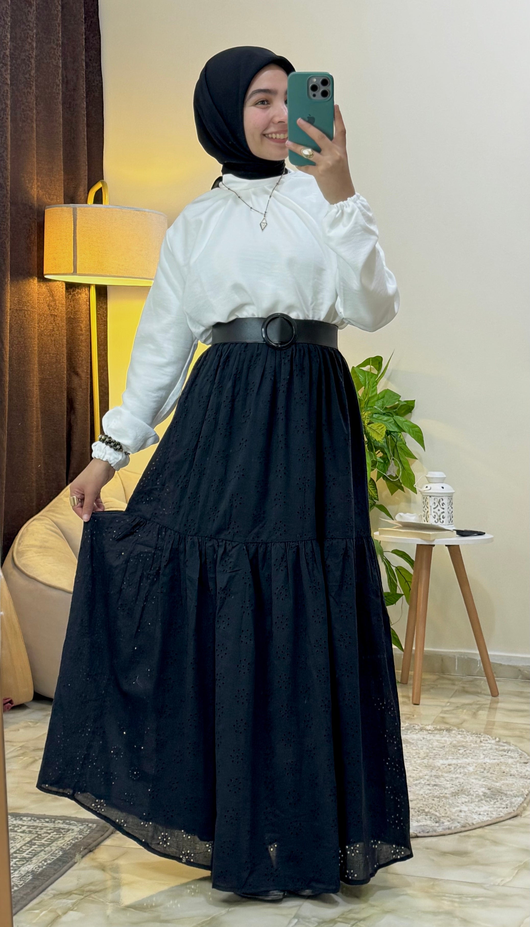 One tiered Joubert skirt