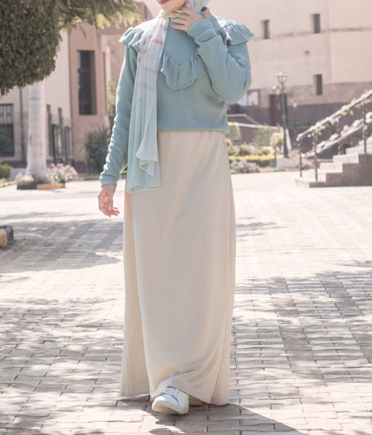 Full-Length Evasé Skirt | جيبة افازيه طويلة