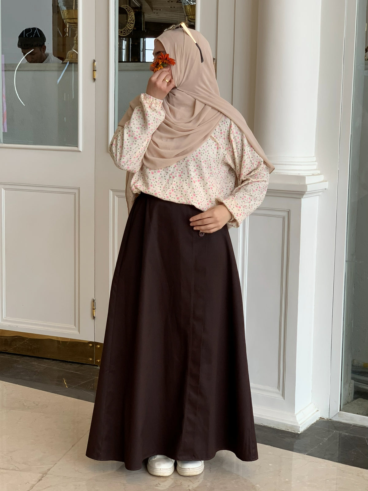 Smoothie Wrap Skirt | جيبة سموزي بلفّة أمامية