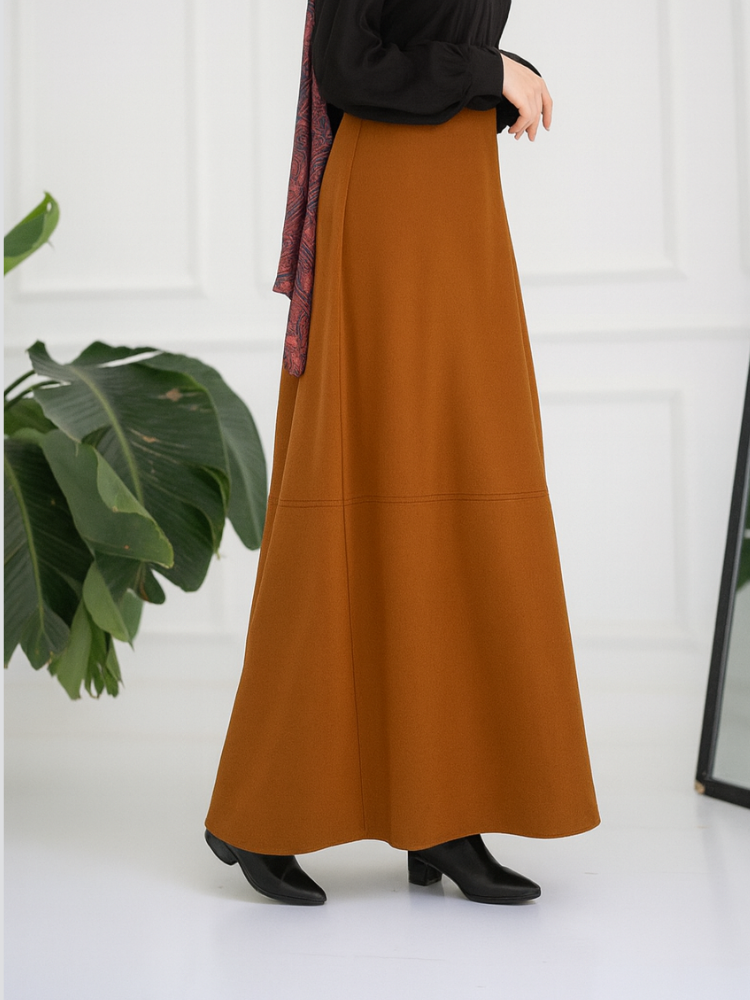 Half cloche camaly winter skirt