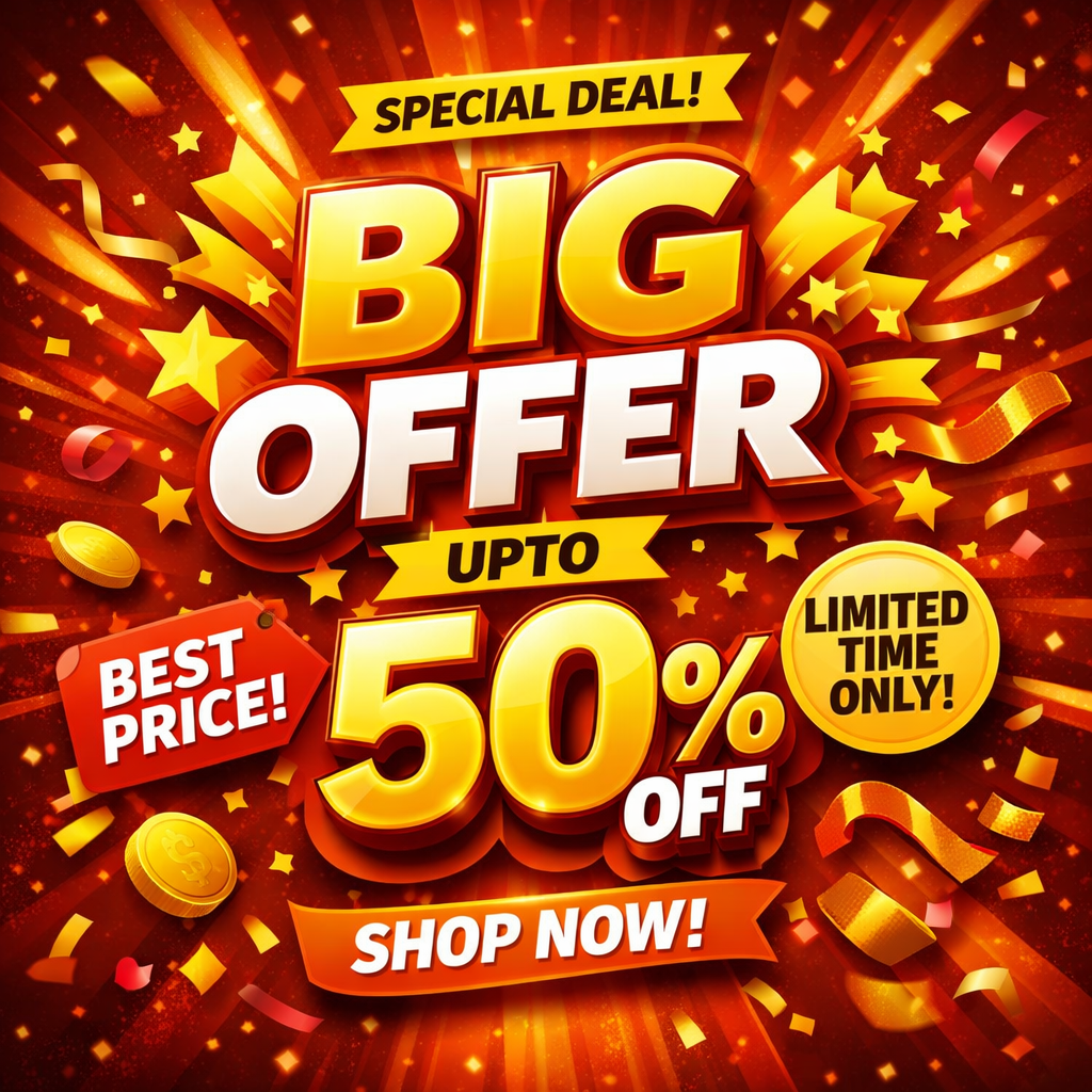 Sale up to 50% Discount