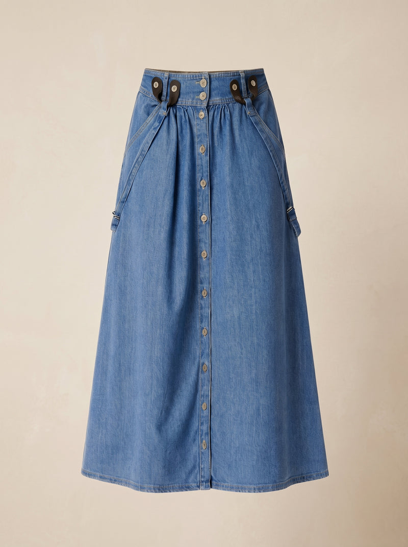 Sky blue Cupra Skirt