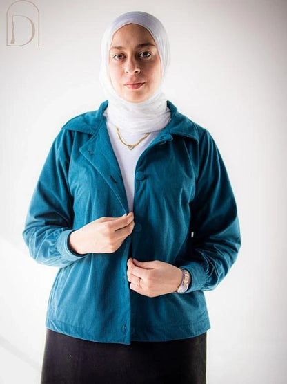 سترة بسكويت مخملية