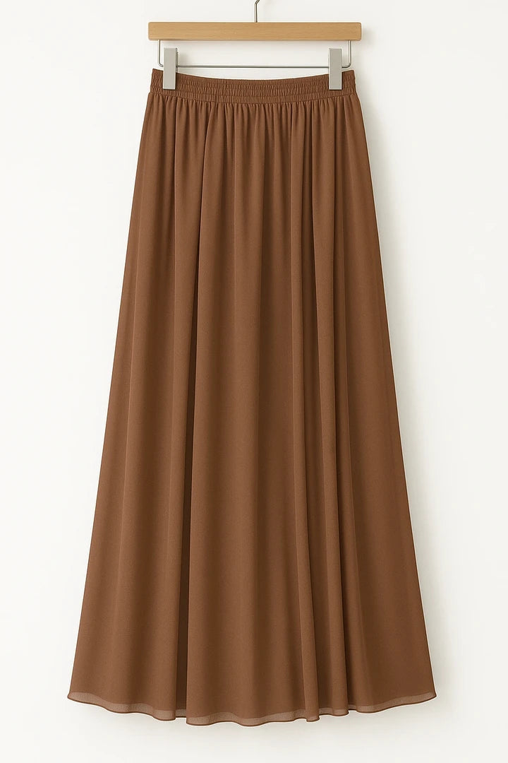 Chiffon cafe skirt