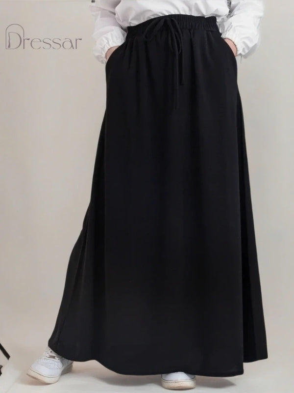 Black pocket Skirt