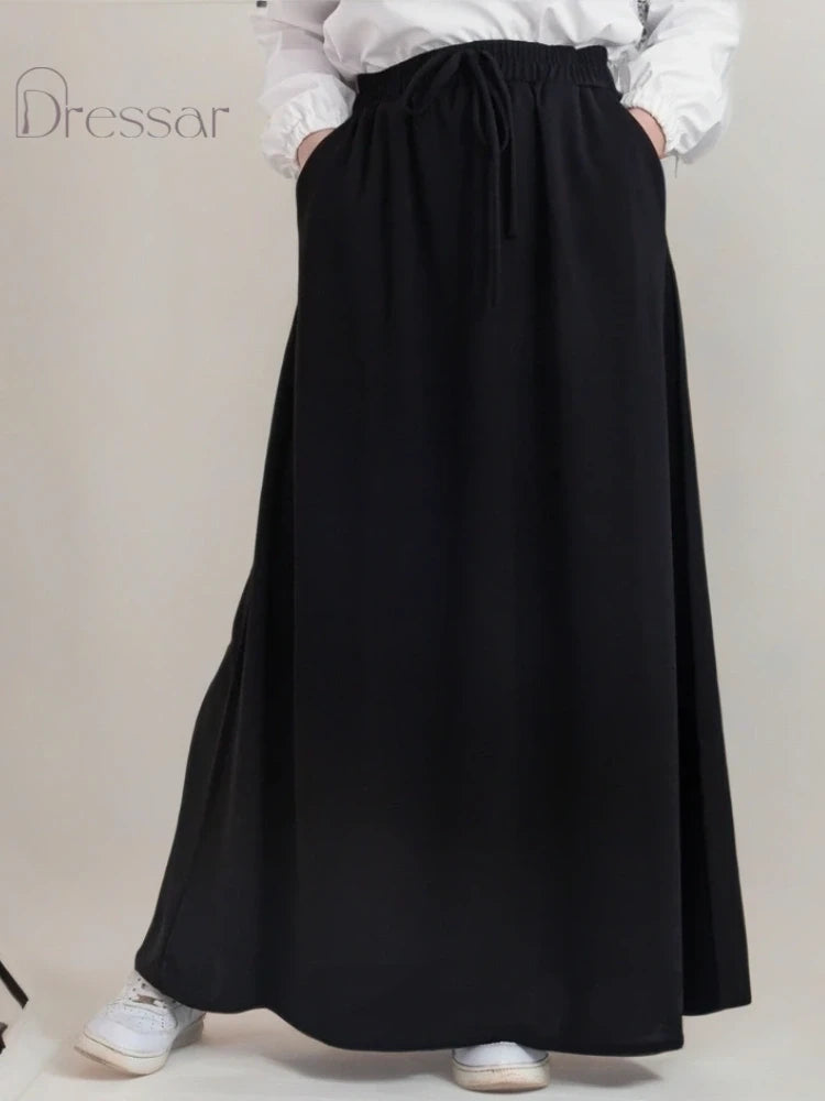 Black pocket Skirt
