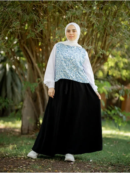 Half cloth pocket skirt