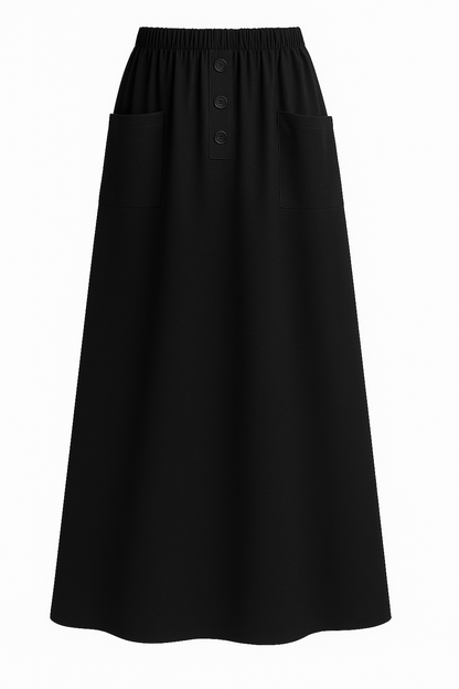 Skirt with front pockets