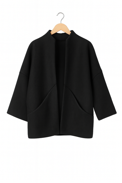 Coat with two pockets