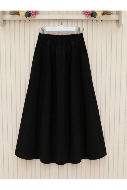 Half cloth pocket skirt