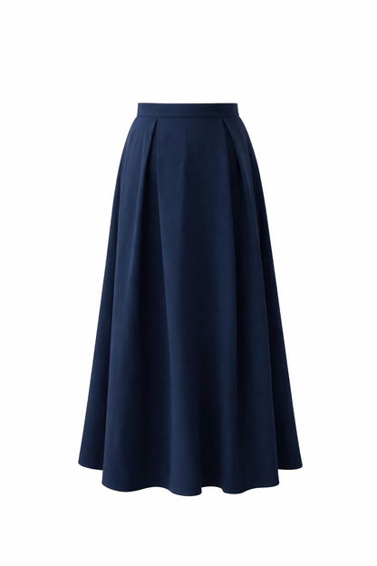 Boxy Classic Skirt | جيبة كلاسيك بخصر عالي