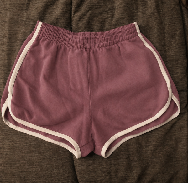 Homewear shorts with a side slit