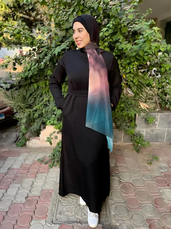 Black Basic Dress | فستان بيزك أسود
