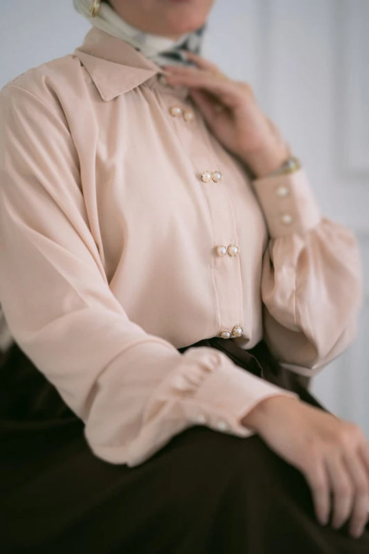 Two-button blouse