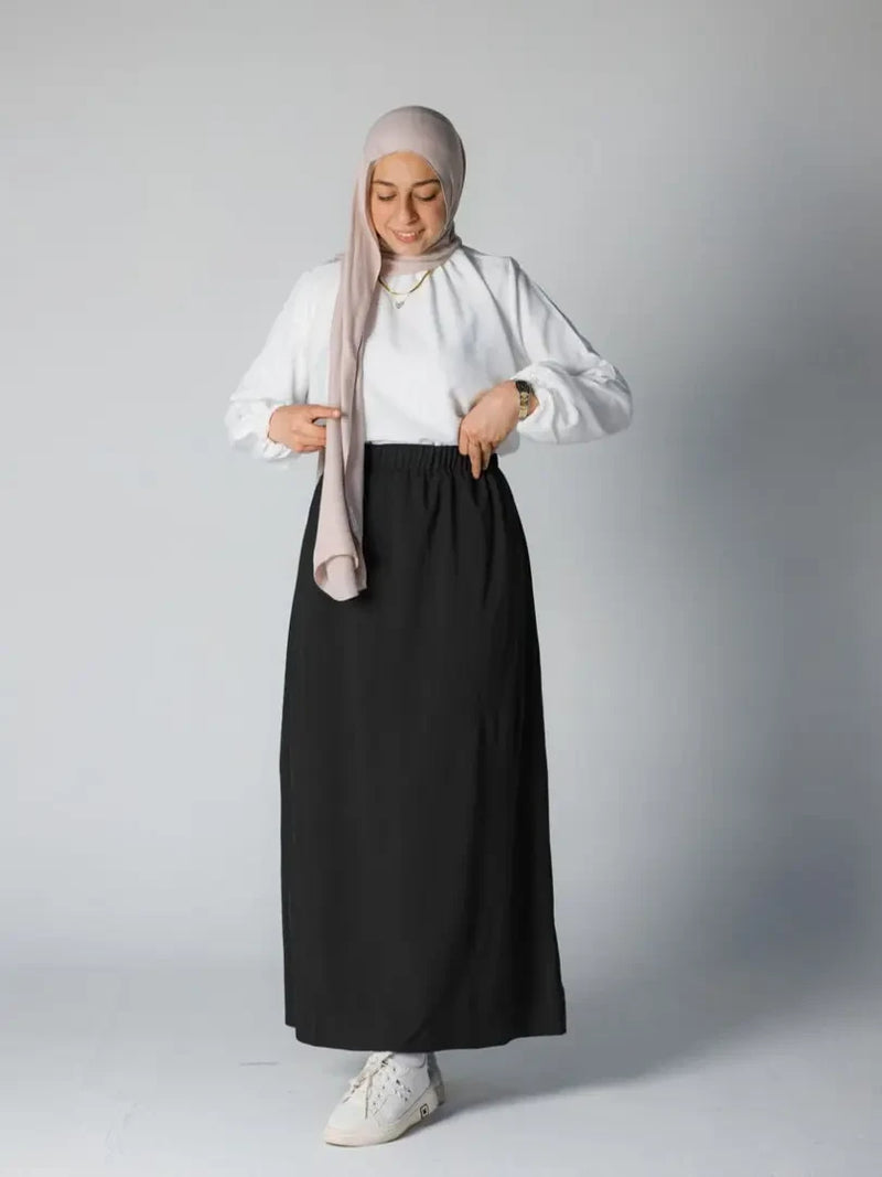 Full-Length Evasé Skirt | جيبة افازيه طويلة