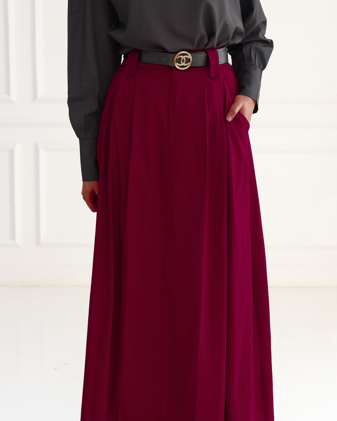 Pleated skirt ـ Red