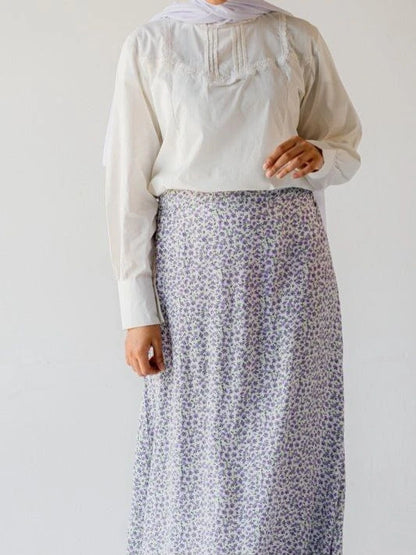 White with  joubert blouse