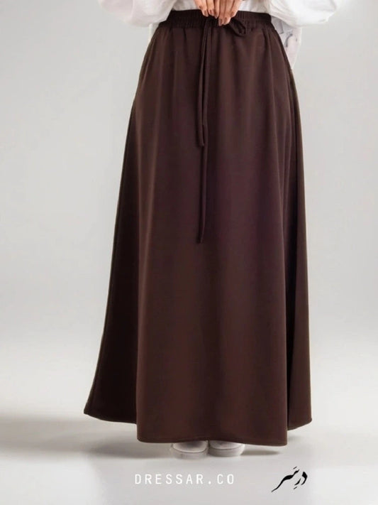 Brown pocket Skirt