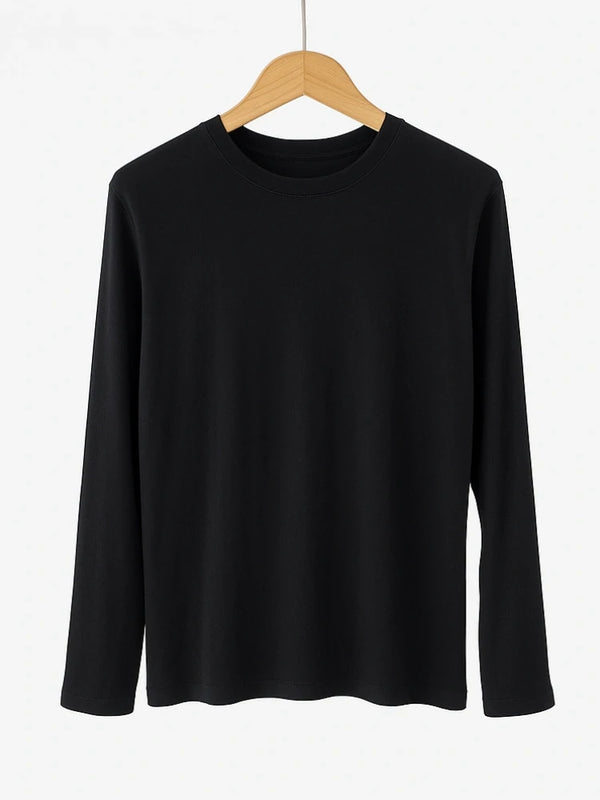 Undershirt with Sleeves | تيشيرت داخلي أسود بأكمام طويلة