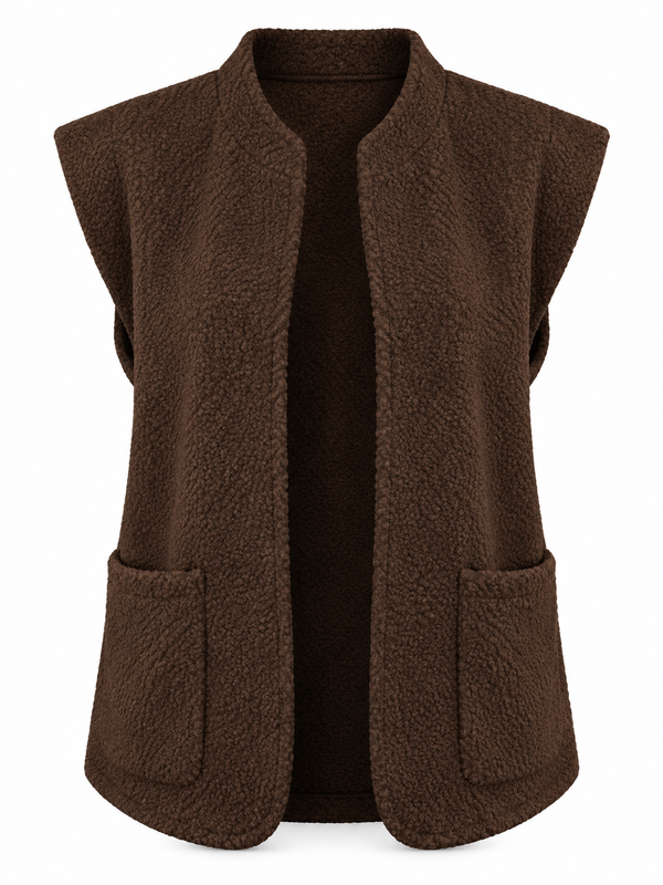 Teddy Vest with Pockets