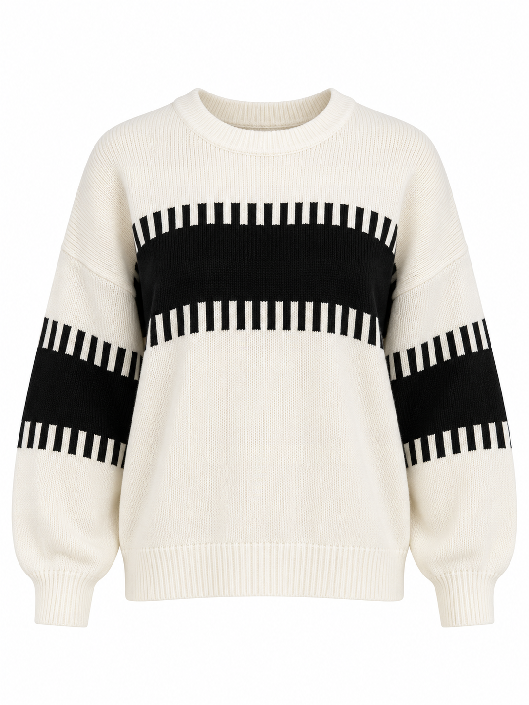 Banded Knit Sweater