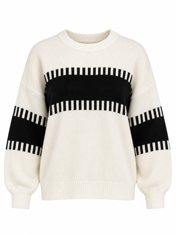 Banded Knit Sweater
