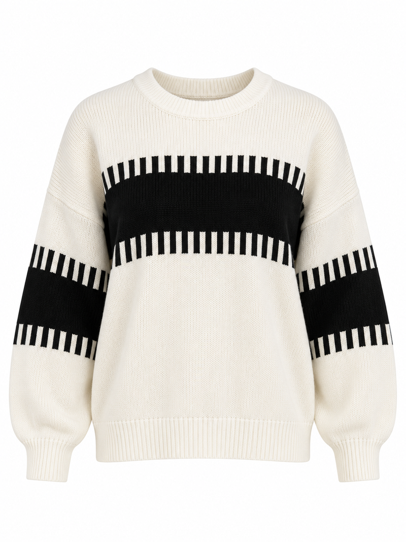 Banded Knit Sweater
