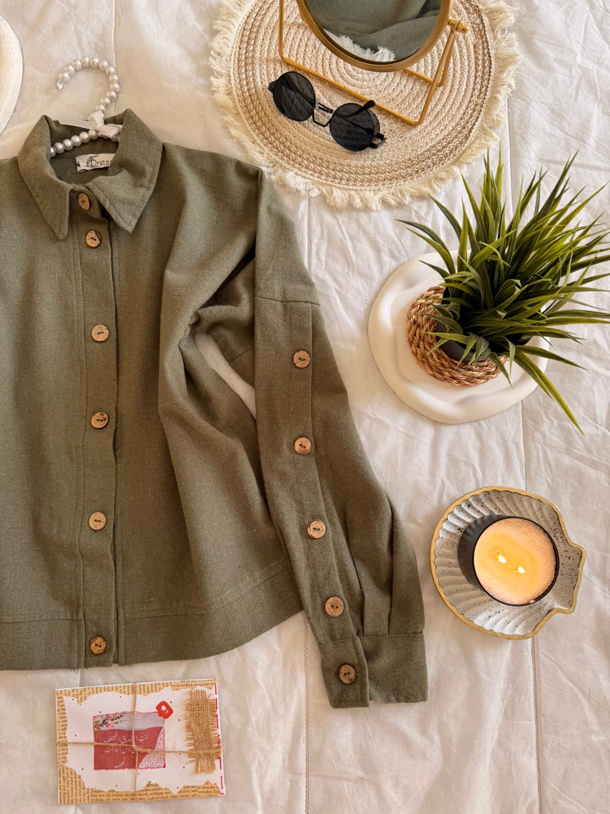 Olive shirt