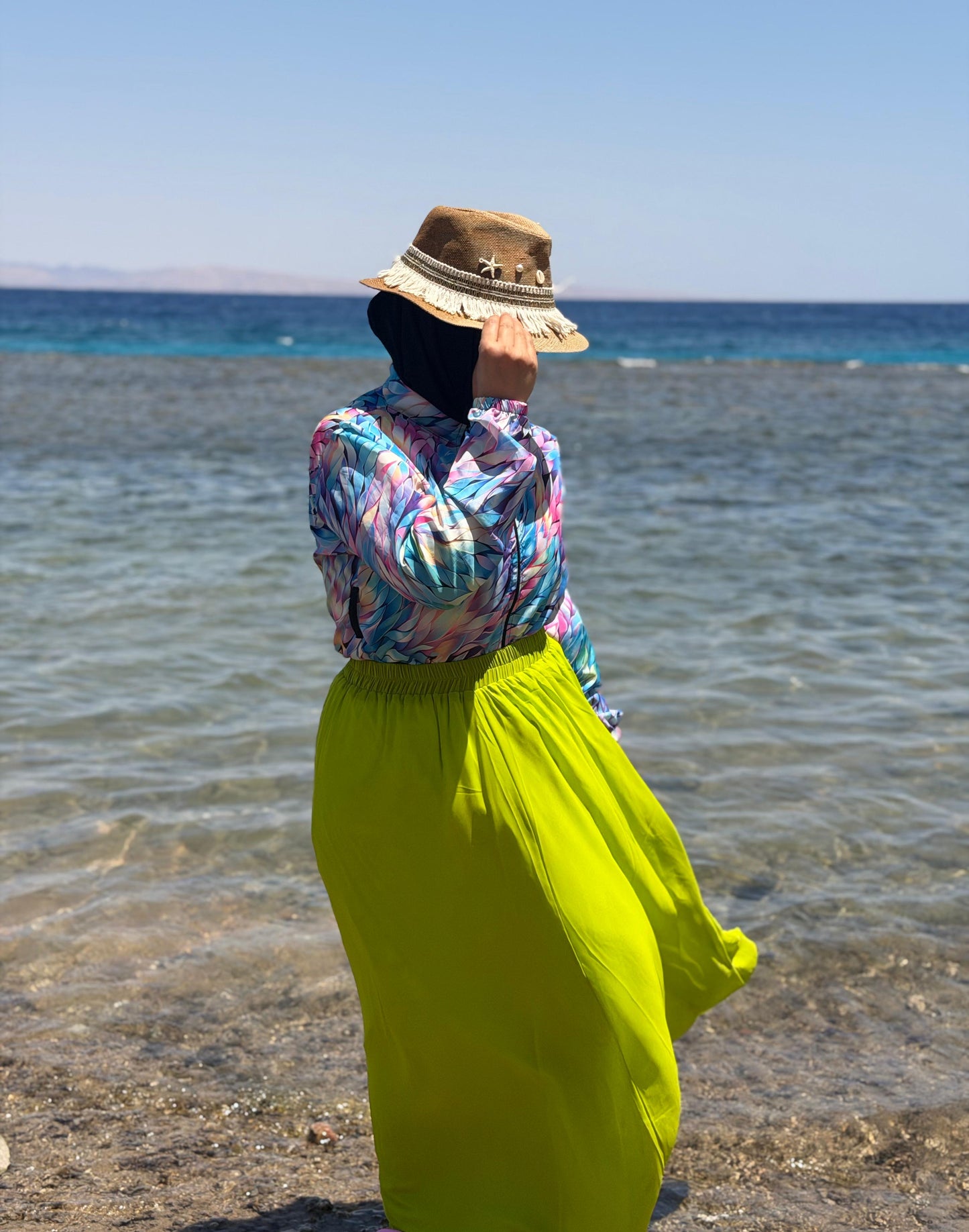Lemon chiffon skirt