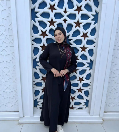 black Cloche Basic Dress