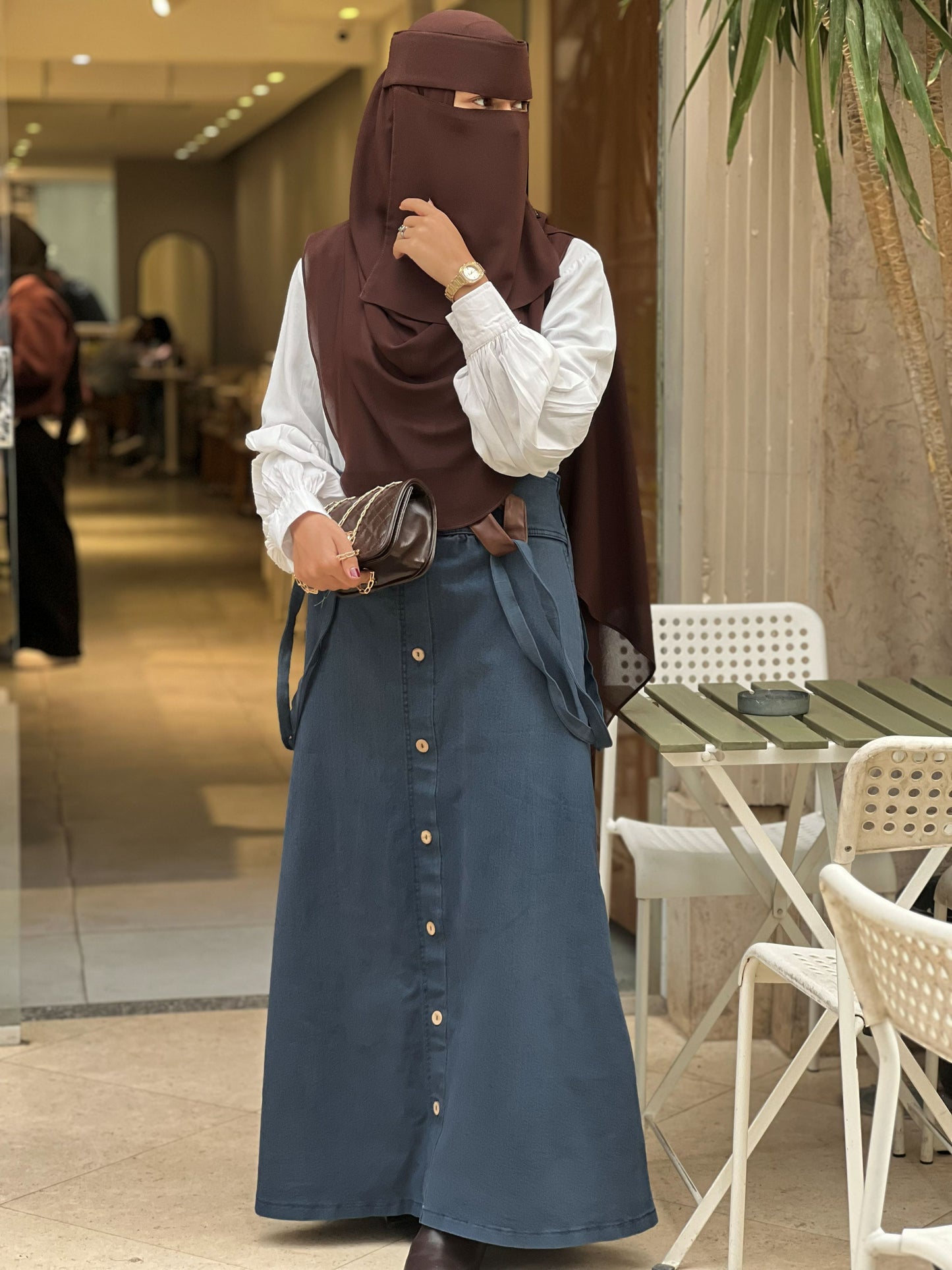 Cupra Denim Skirt | جيبة كوبرا جينز