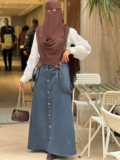 Cupra Denim Skirt | جيبة كوبرا جينز