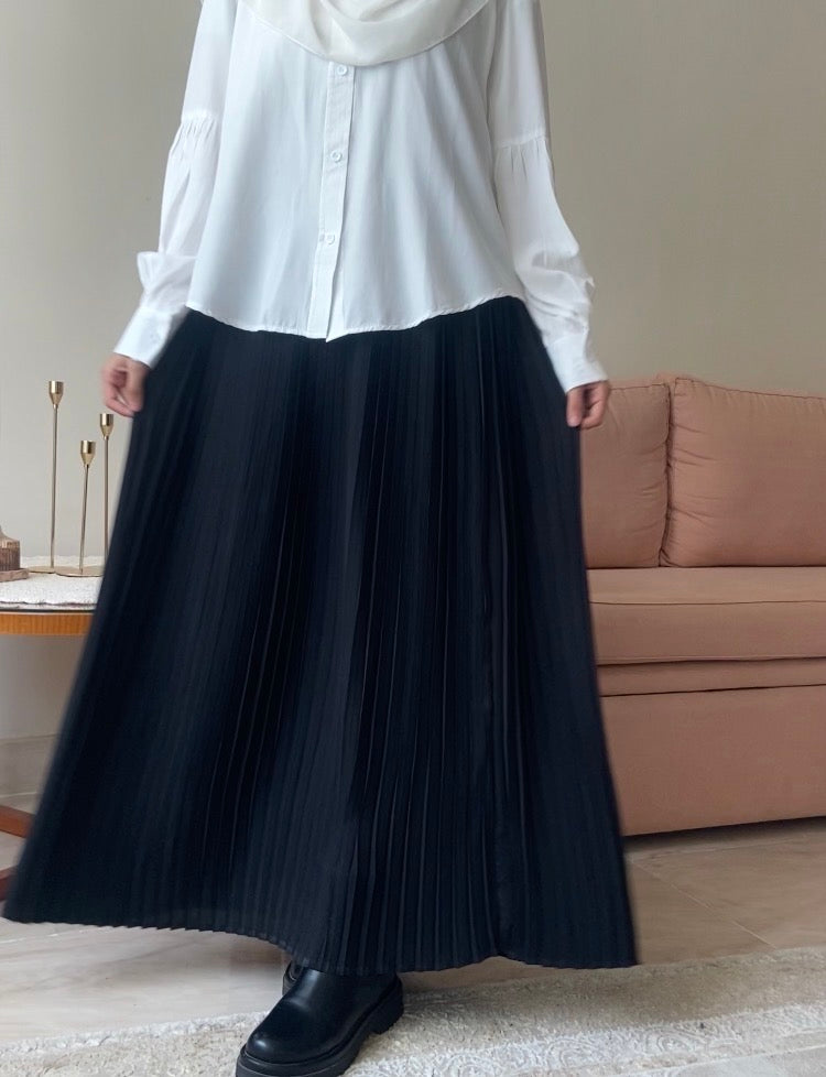 Pleated Maxi Skirt (Plissé)