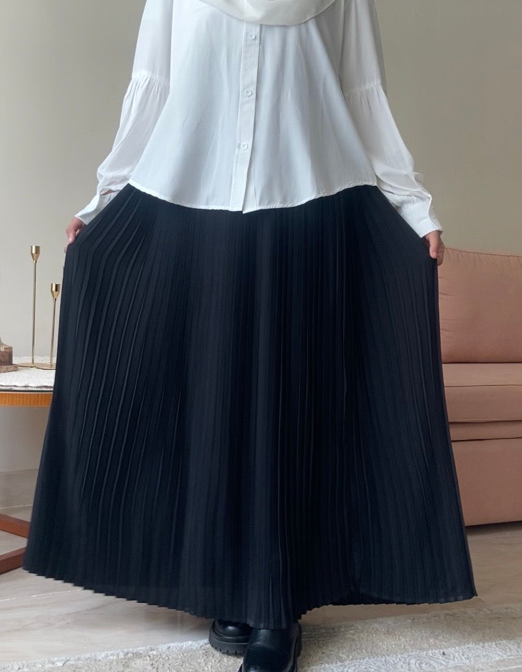 Pleated Maxi Skirt (Plissé)