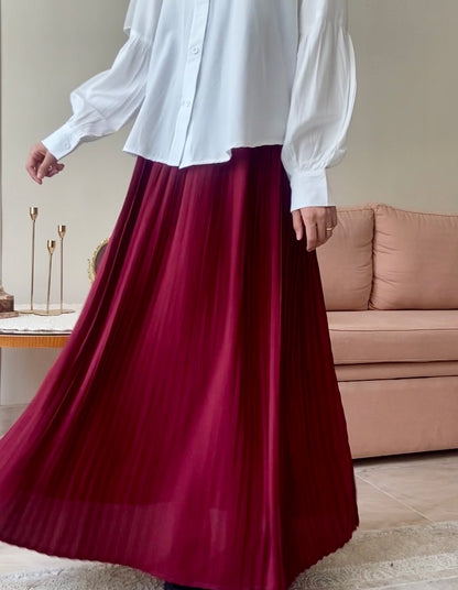 Pleated Maxi Skirt (Plissé)