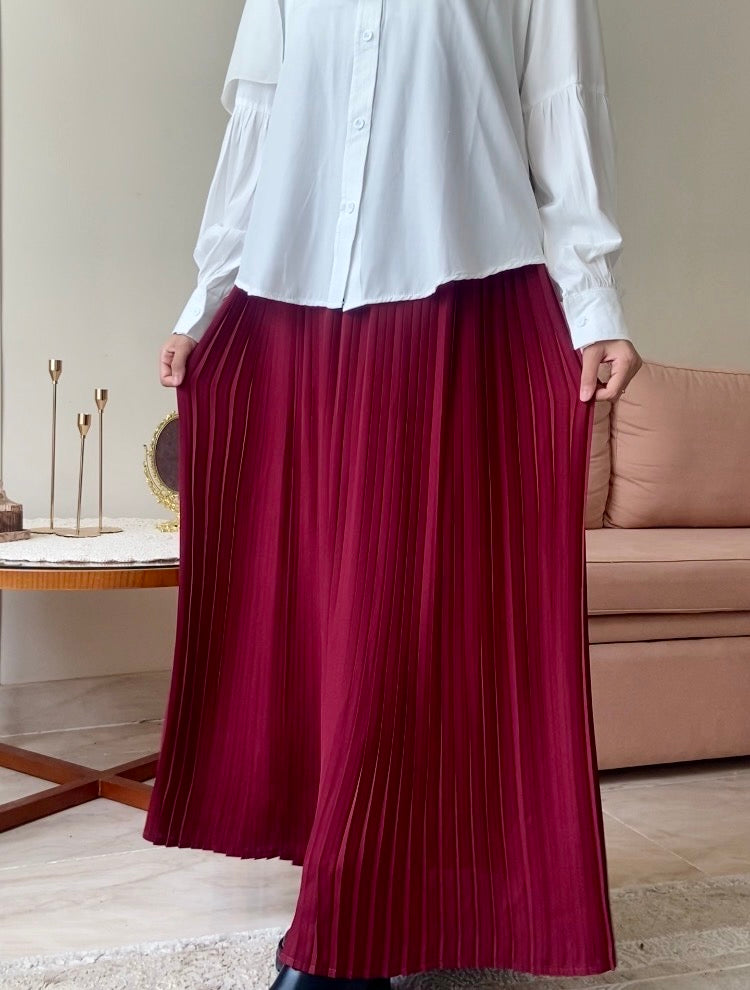 Pleated Maxi Skirt (Plissé)