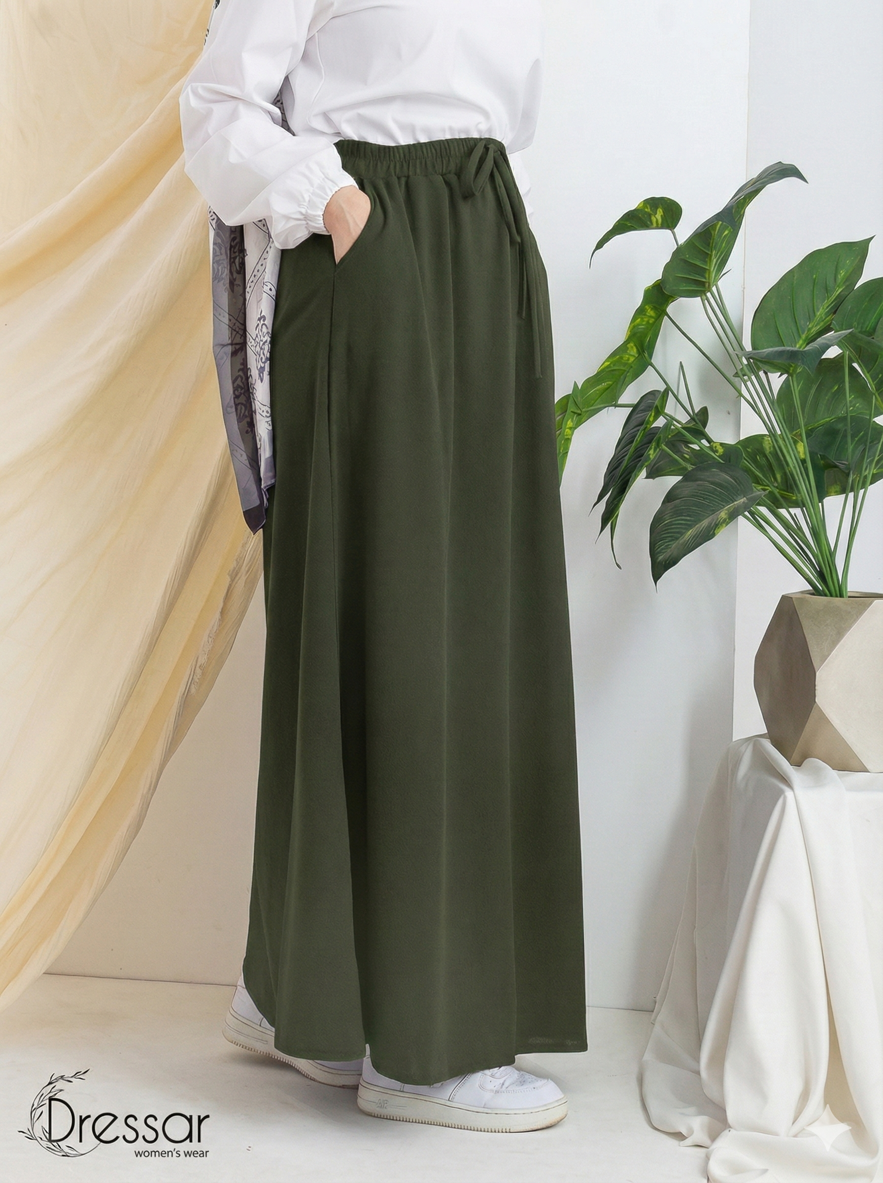 Olive pocket Skirt