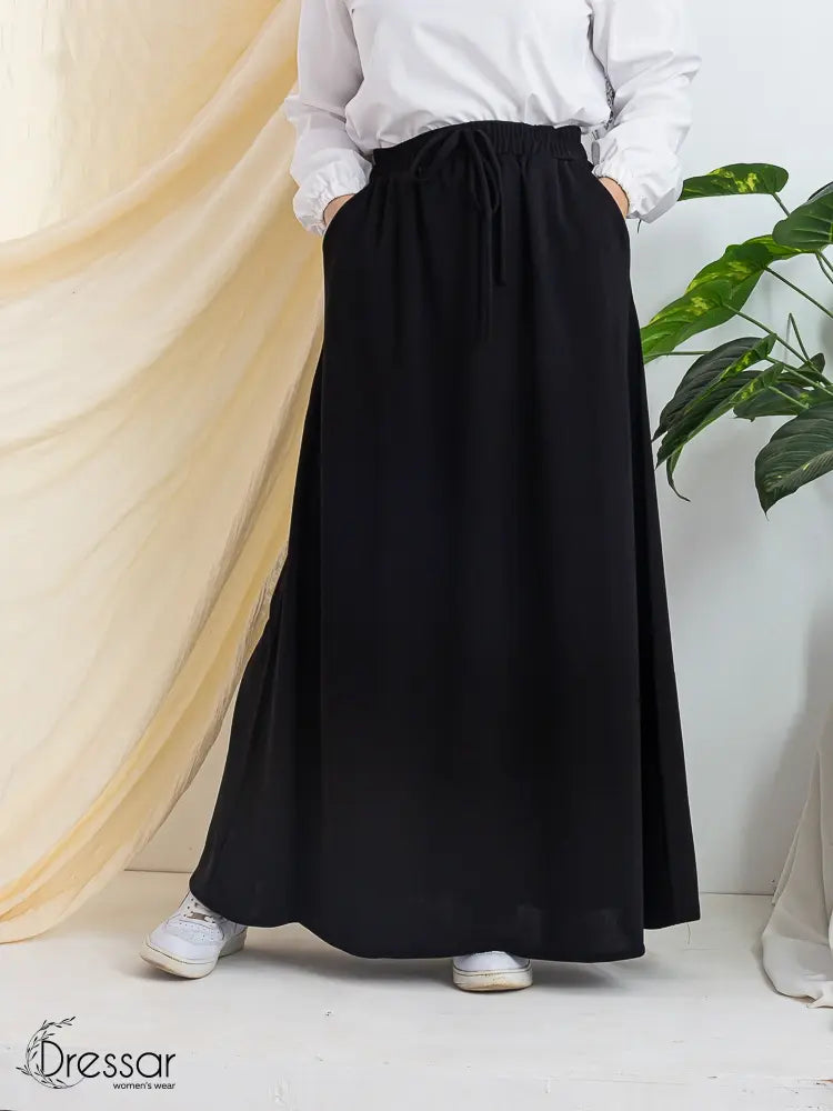 Black pocket Skirt