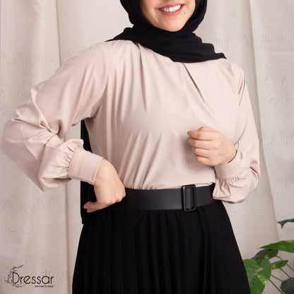Soft Café Blouse
