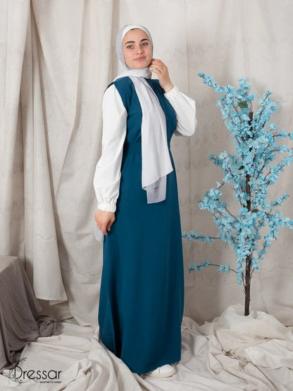 Petrol Blue Cut Basic