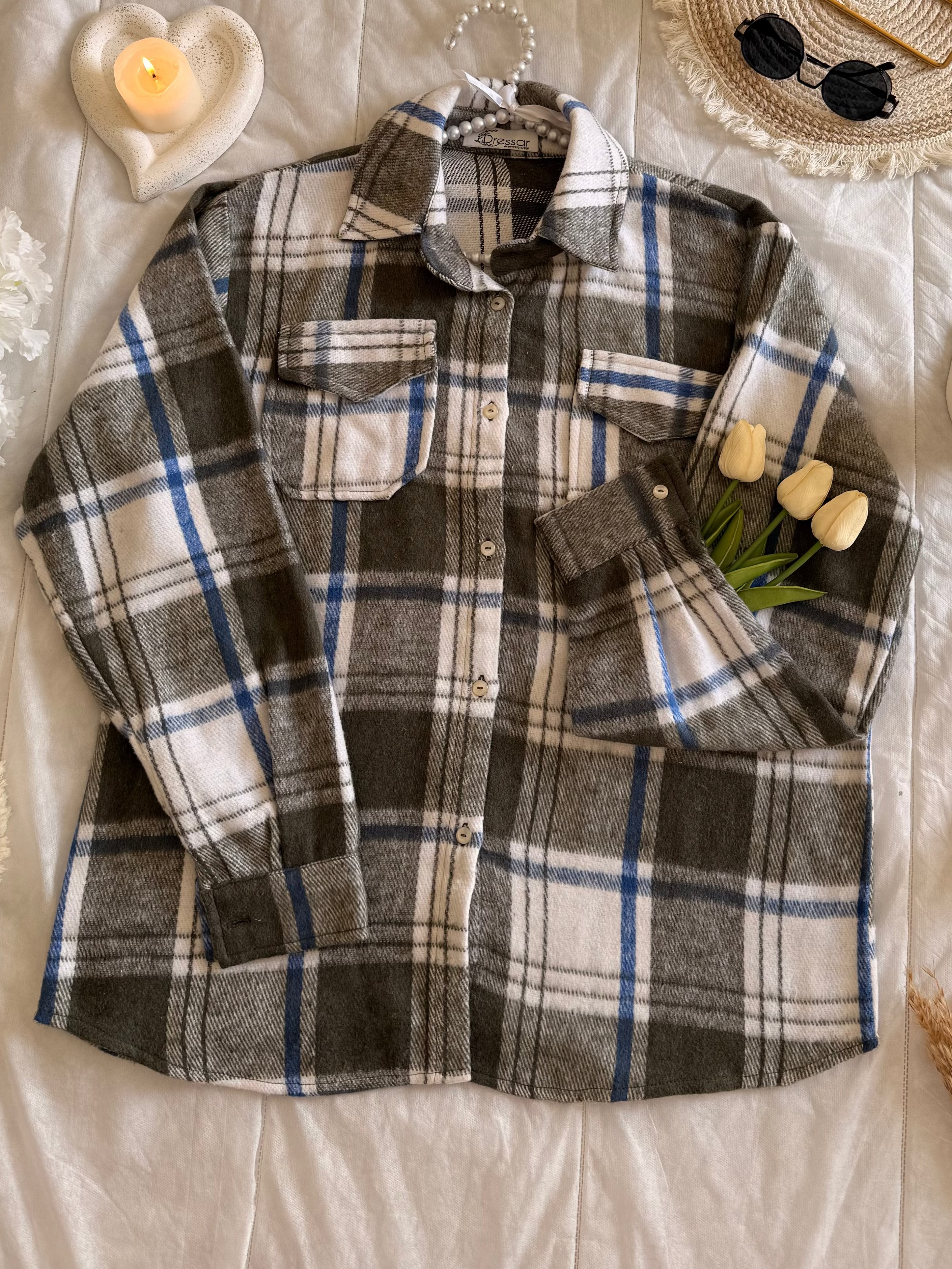 Olive Striped Shirt