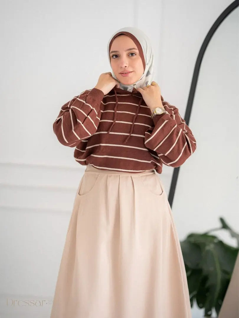 Noir Flow Maxi Skirt