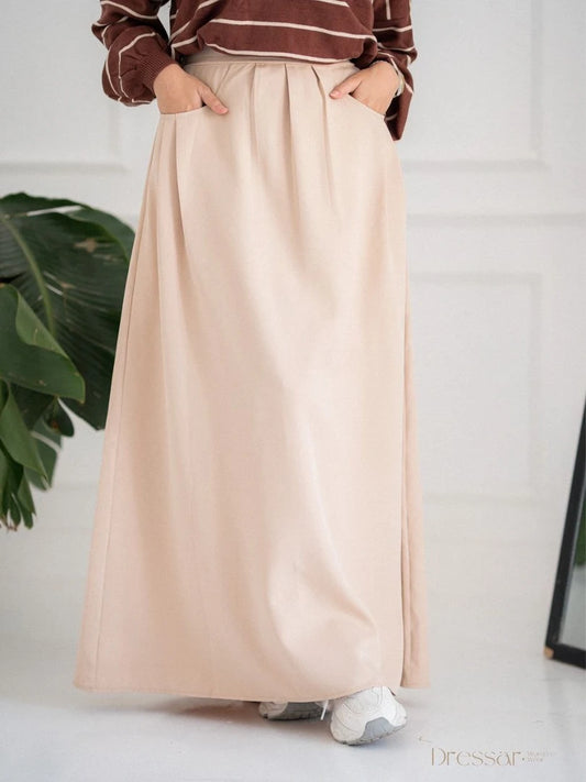 Noir Flow Maxi Skirt
