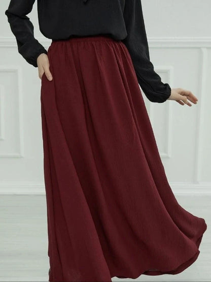 Half cloth pocket skirt