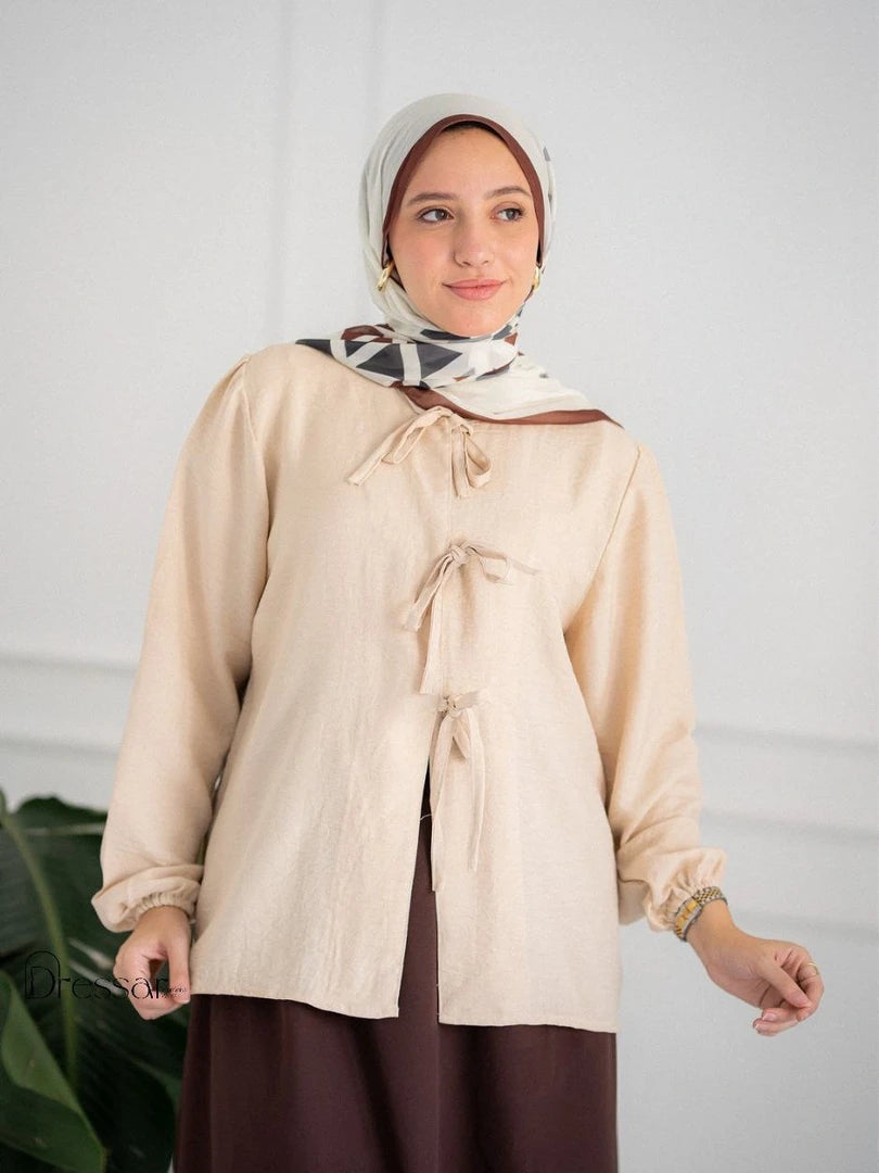 Three-strand blouse