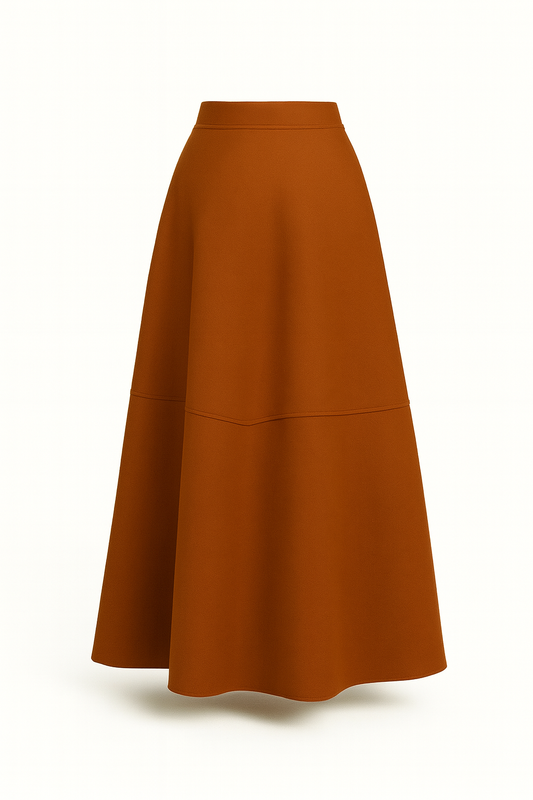 Half cloche camaly winter skirt