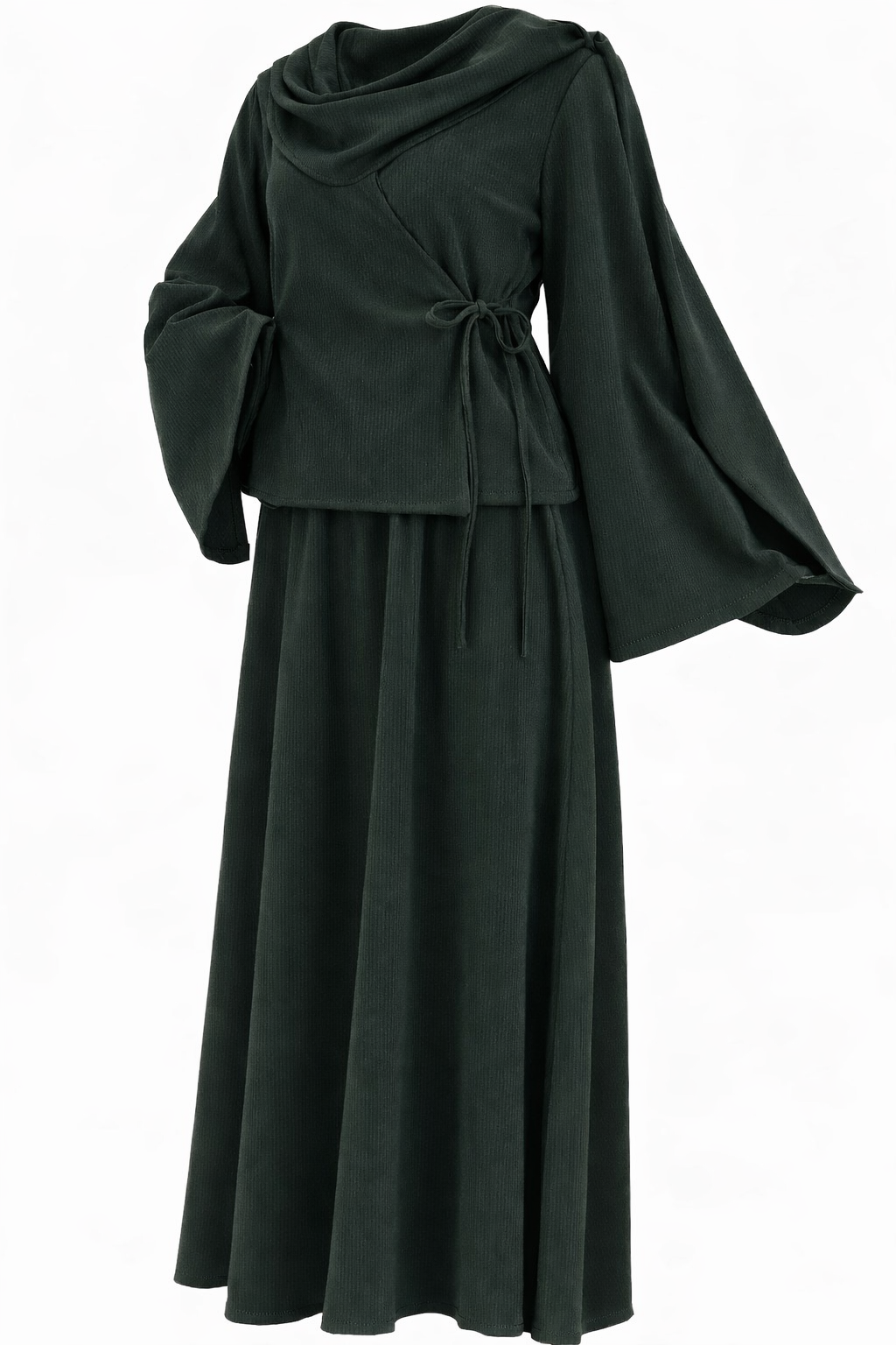 Ribbed Cotton Two-Piece Set | طقم قطن محتشم
